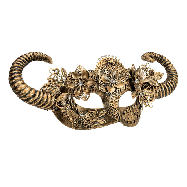 Maschera occhi dorata Ariete