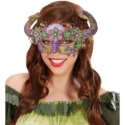 Maschera occhi colorata Ariete