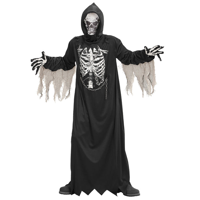 Costume Halloween Bambino Scheletro Mietitore