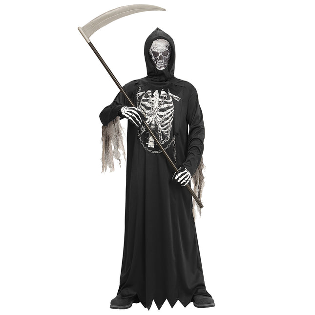 Costume Halloween Bambino Scheletro Mietitore