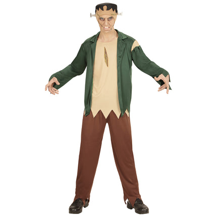 Costume di Halloween Zombie verde da uomo
