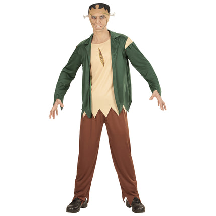 Costume di Halloween Zombie verde da uomo