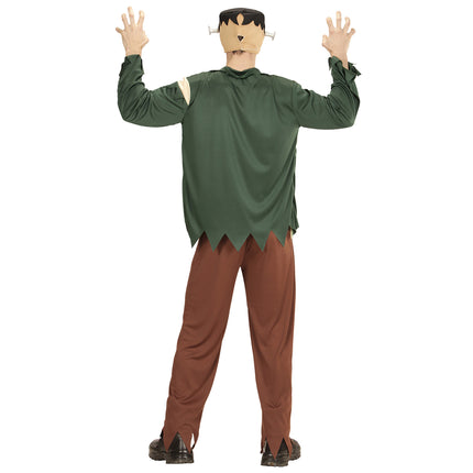 Costume di Halloween Zombie verde da uomo