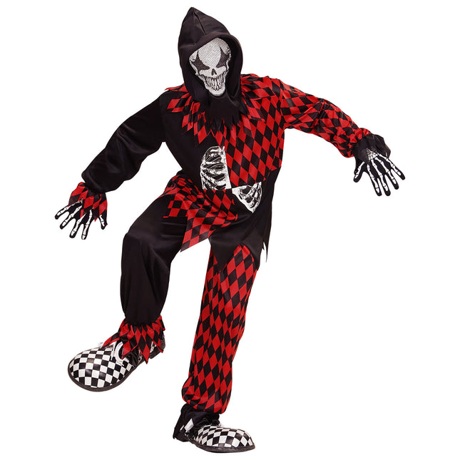 Costume di Halloween da giullare per bambino