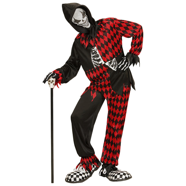 Costume di Halloween da giullare per bambino