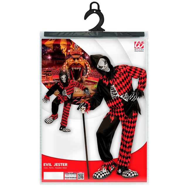 Costume di Halloween da giullare per bambino