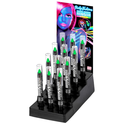 Matita Schmink verde neon che brilla nel buio 3,5 ml