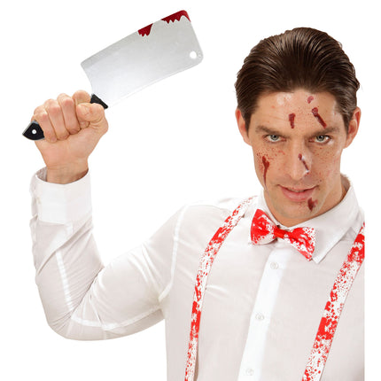 Coltello finto sangue di Halloween 30 cm