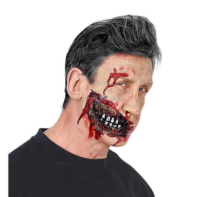 Guancia finta di Halloween