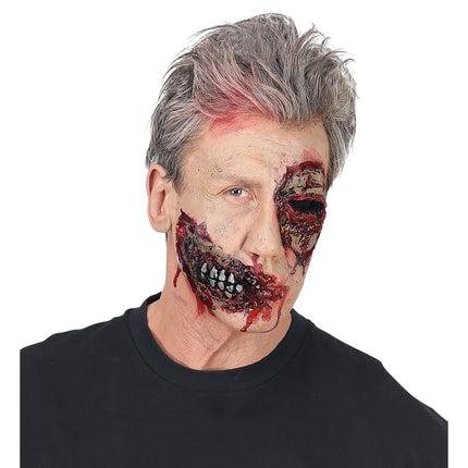 Guancia finta di Halloween