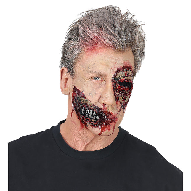 Guancia finta di Halloween
