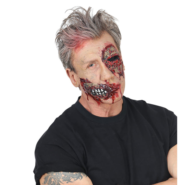 Guancia finta di Halloween