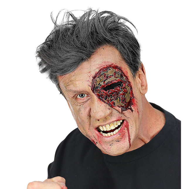 Maschera di Halloween occhio di zombie