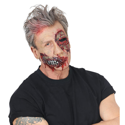 Maschera di Halloween occhio di zombie