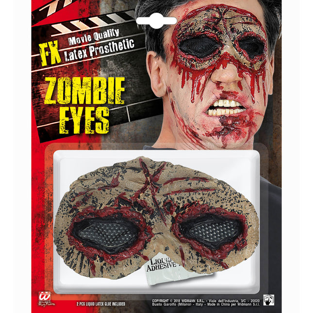 Maschera di Halloween Occhi di zombie