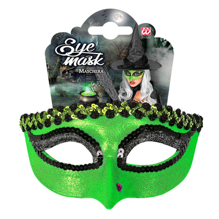 Maschera occhi Halloween Strega