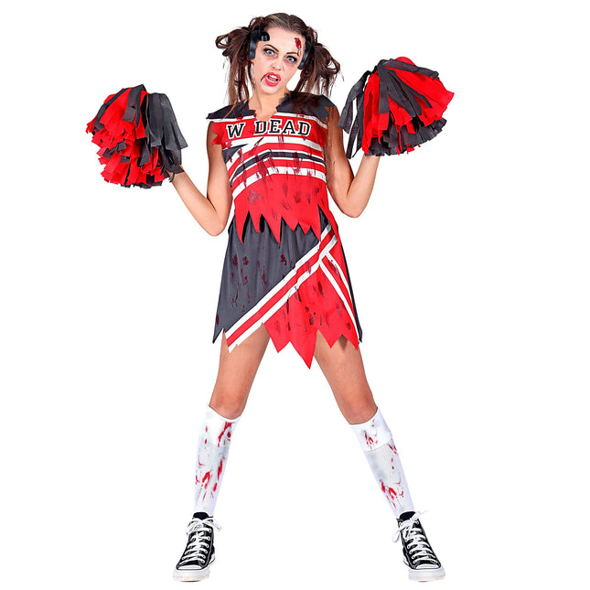 Vestito Halloween Donna Zombie Cheerleader
