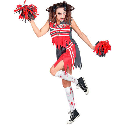 Vestito Halloween Donna Zombie Cheerleader