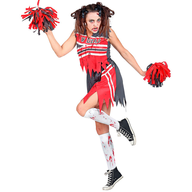 Vestito Halloween Donna Zombie Cheerleader