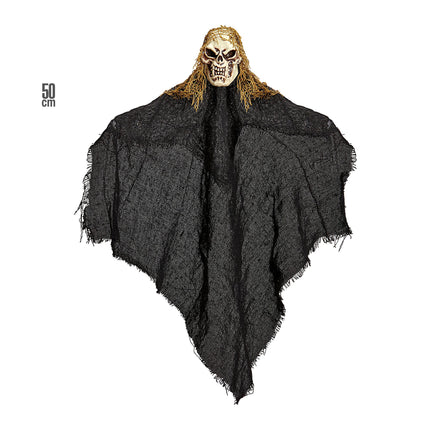 Bambola di Halloween Scheletro Nero 50 cm