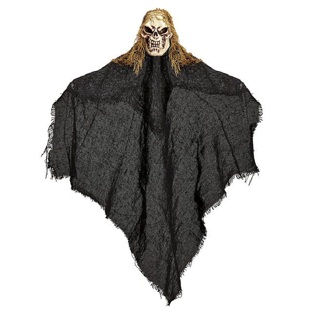 Bambola di Halloween Scheletro Nero 50 cm
