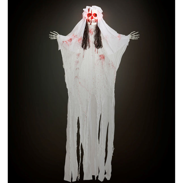 Bambola di Halloween Scheletro Sposa 1,7 m