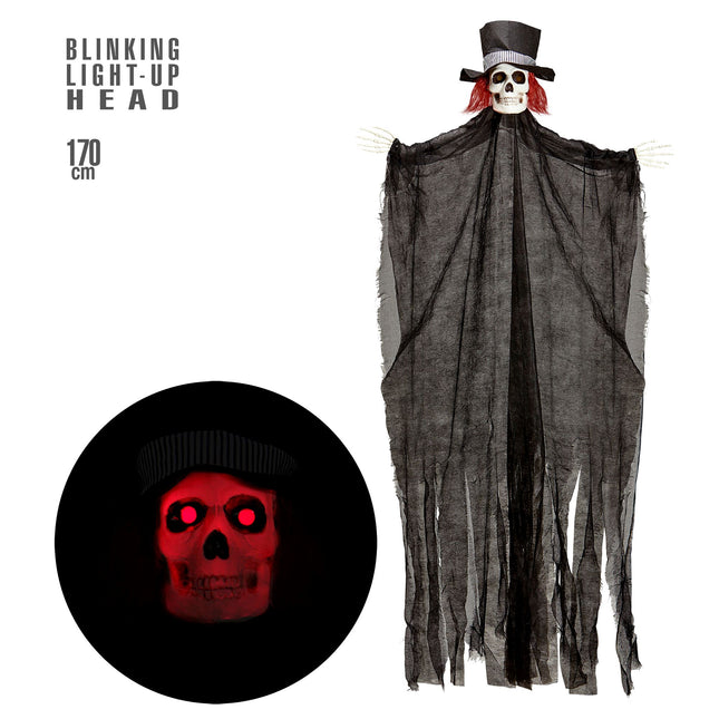 Bambola di Halloween Scheletro Sposo 1,7 m