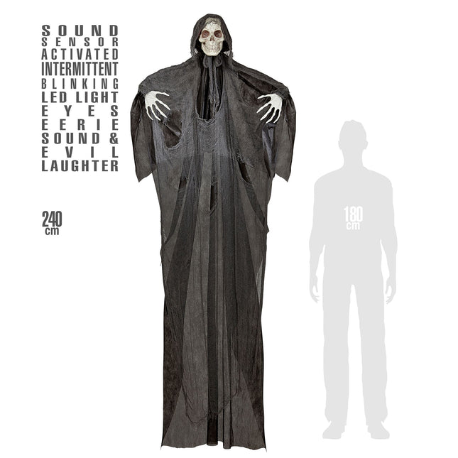 Manichino di Halloween con luci e suoni 2,4 m