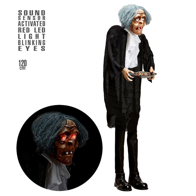Bambola di Halloween Butler 1,2 m