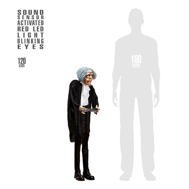 Bambola di Halloween Butler 1,2 m
