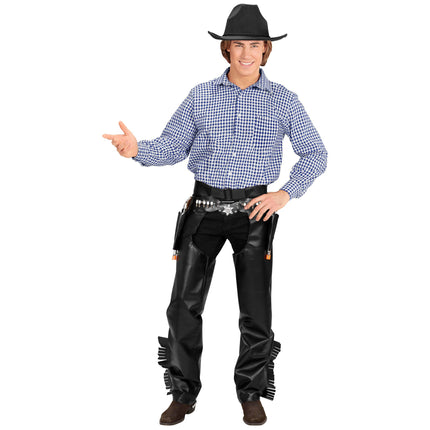 Camicia Oktoberfest Uomo Blu Bianco
