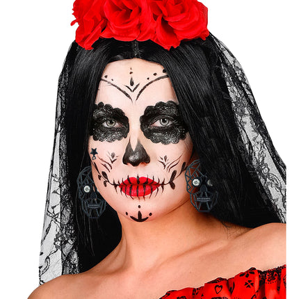 Orecchini di Halloween a forma di scheletri
