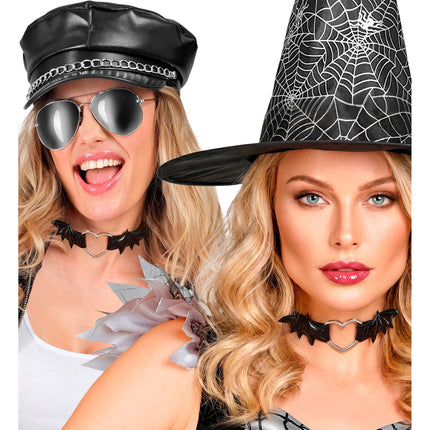 Girocollo di Halloween con pipistrello