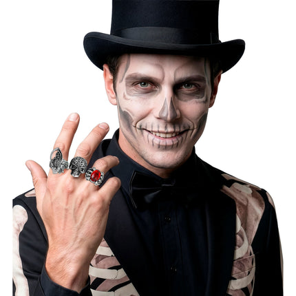 Set di anelli di Halloween, 3 pezzi