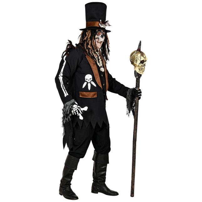 Costume Halloween Voodoo da uomo 3 pezzi