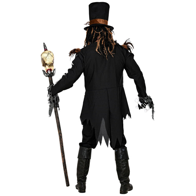 Costume Halloween Voodoo da uomo 3 pezzi