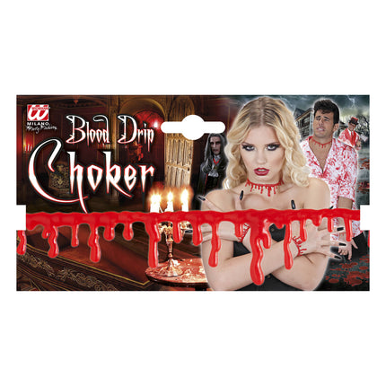 Collana di Halloween Gocce di sangue