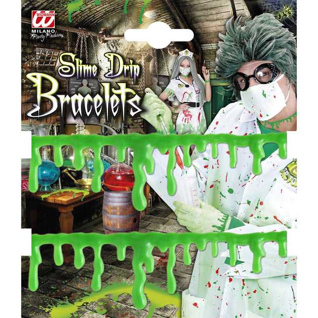 Braccialetto di Halloween Verde Slime