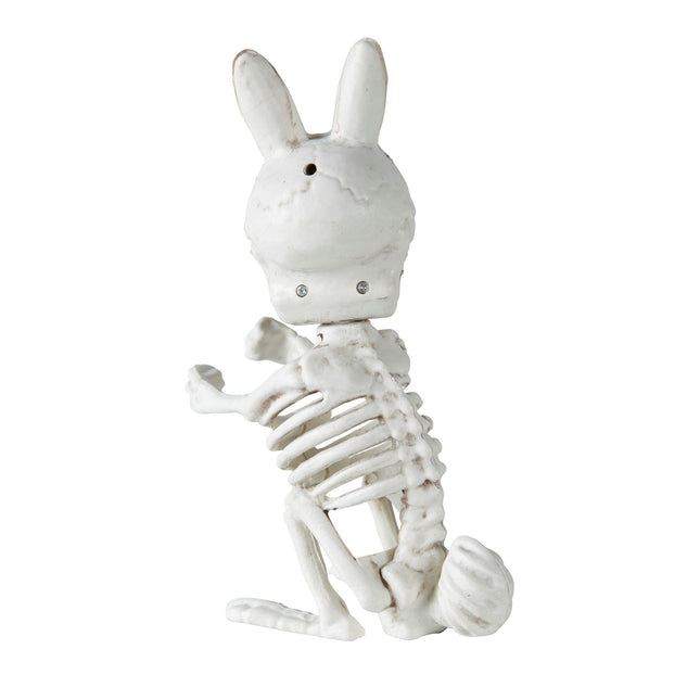 Coniglio scheletrico di Halloween 16 cm