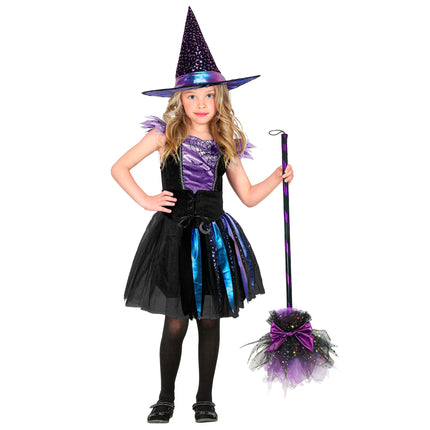 Cappello da strega di Halloween per bambini con stelle e luna
