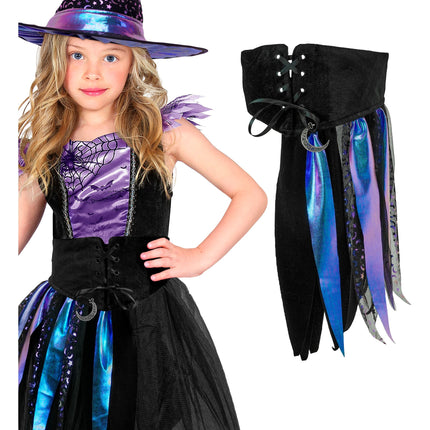 Cintura di Halloween per bambini con stelle e luna