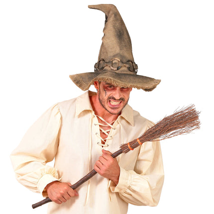 Cappello da strega di Halloween marrone
