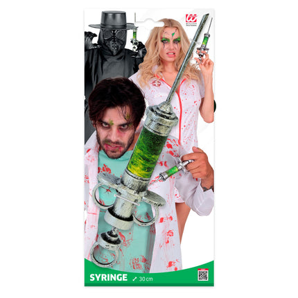 Siringa finta di Halloween, 30 cm