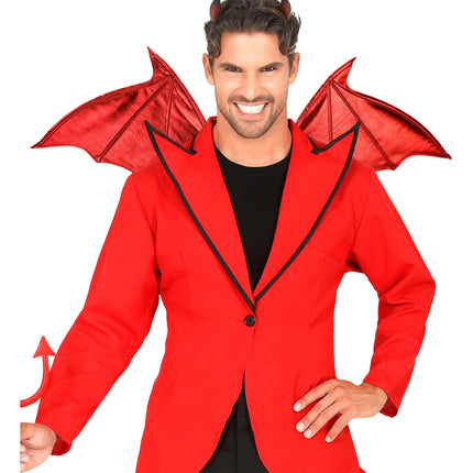 Ali da diavolo per Halloween, 84 cm
