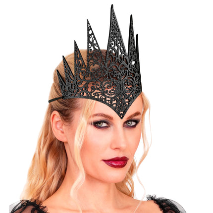 Corona di Halloween nera