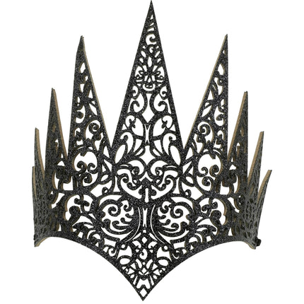 Corona di Halloween nera