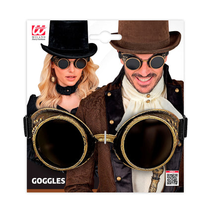 Occhiali di Halloween in stile steampunk