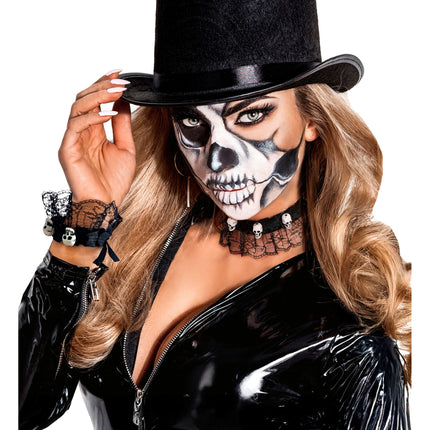 Set di gioielli di Halloween: choker e braccialetto
