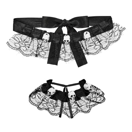 Set di gioielli di Halloween: choker e braccialetto
