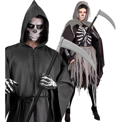 Falce finta di Halloween 1,02 m